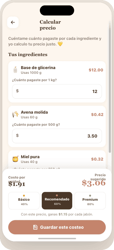 Tu precio, claro
